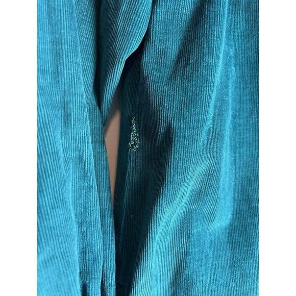 J.CREW OUTFITTERS Oarsman Dress Women Green Corduroy Maxi Vintage 8 - Picture 7 of 10